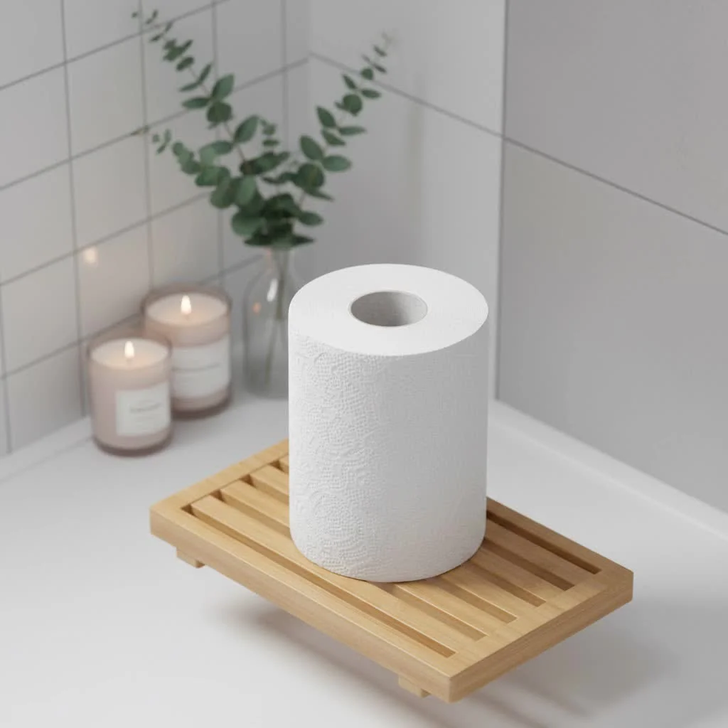 Hardwound paper towel rolls for efficiency and hygiene